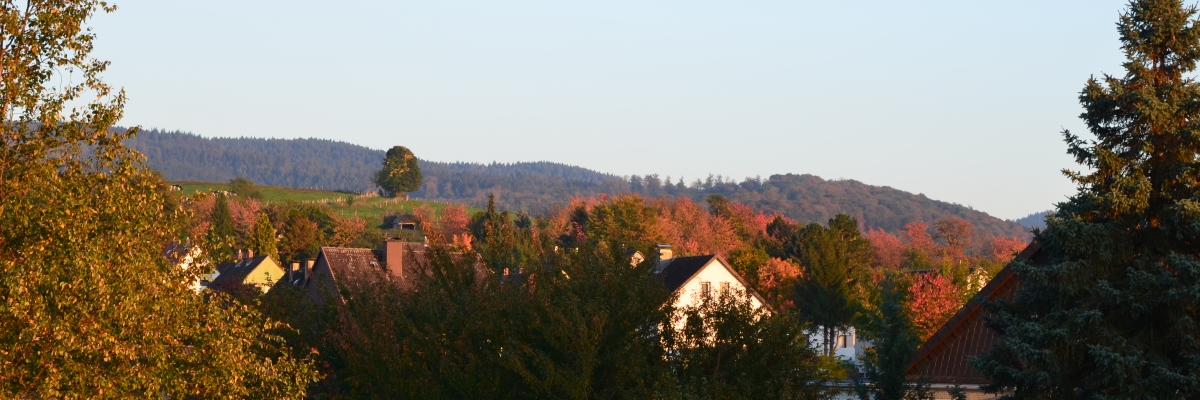 Über Herrhausen bricht der Herbst ein